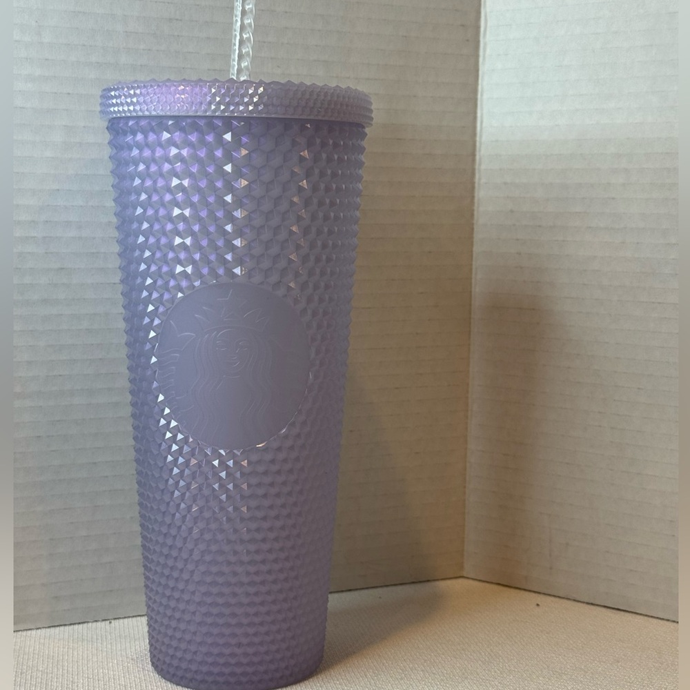 NEW Starbucks 2021 Holiday Icy Lilac Studded Cold Cup Tumbler 24 oz.
